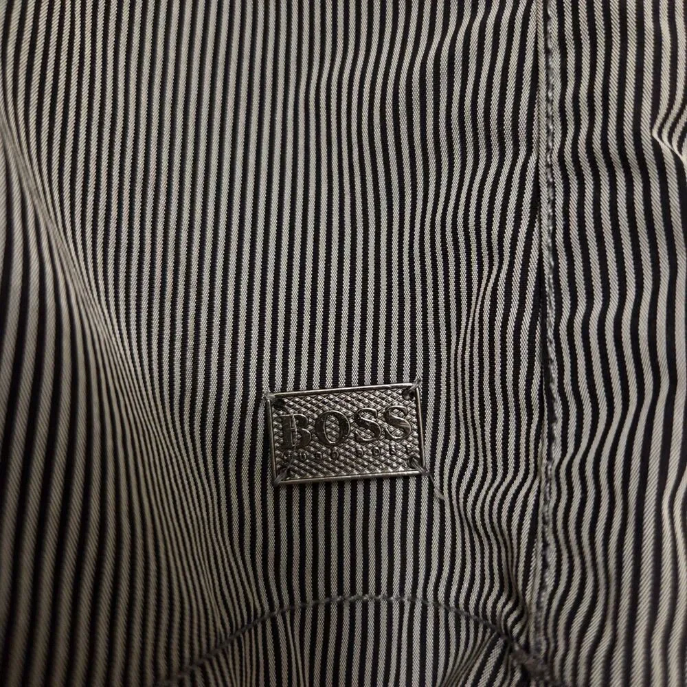 Hugo Boss Batfish Swim Shkrts Trunks Pinstripe Grey Medium